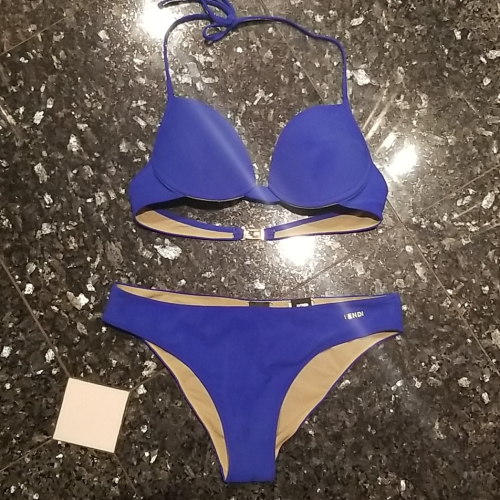 Fendi cobalt bikini
